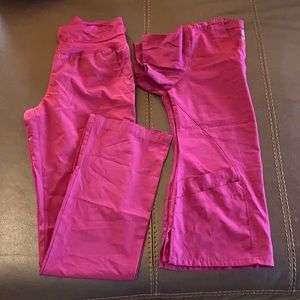 Barco one wine colored scrub set size XS